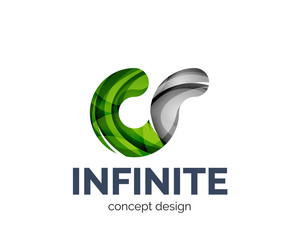 Fototapeta premium Infinite logo business branding icon