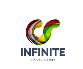 Infinite logo business branding icon