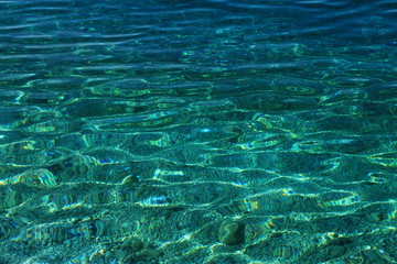 Adriatic sea background in Brela , Croatia moments
