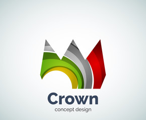 Fototapeta na wymiar Crown logo template