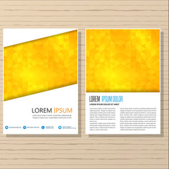Abstract vector modern flyer / brochure design template
