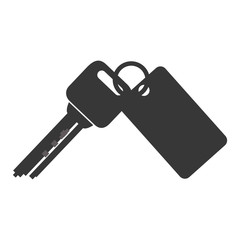 key keychain security car icon vector graphic