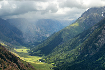 Fototapeta premium Kora gorge in Dzungarian Alatau mountains, Kazakhstan 
