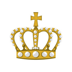 royal crown london icon vector graphic
