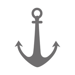 anchor ocean hook icon vector graphic