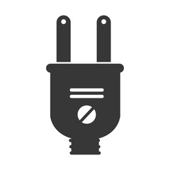 plug energy icon vector graphic