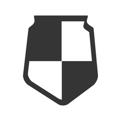 shield insignia protection icon vector graphic