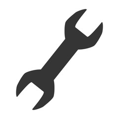 wrench tool repair icon vector graphic
