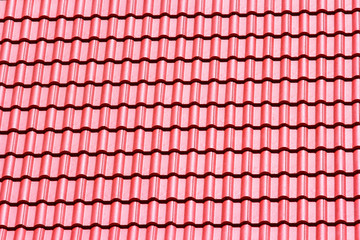 Red roof tiles