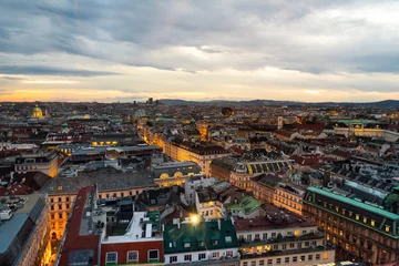 Fotobehang Aerial view of Vienna, Austria © Madrugada Verde
