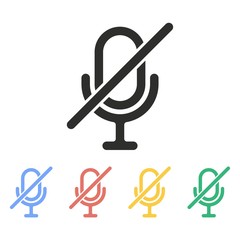 Microphone - vector icon.