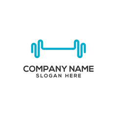 Fitness Gym Abstract Logo Vector