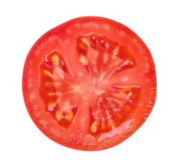 tomato slice isolated on white background - 117924942