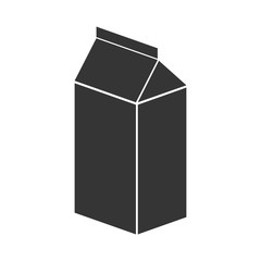 carton box milk juice icon vector graphic