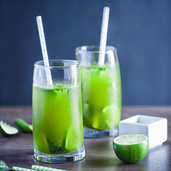 Matcha Mint Iced Tea