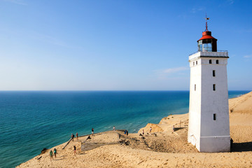 A lonely lighthouse in Denmark 