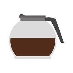 coffee pot  cafe icon vector graphic