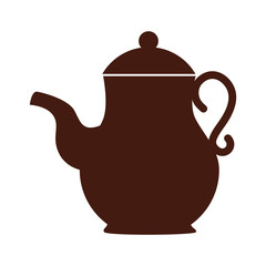 teapot drink kettle icon vector graphic