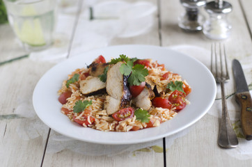 Mexican chicken with rice