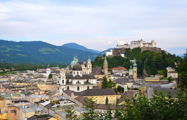 Hohensalzburg Fortress in Salzburg Austria