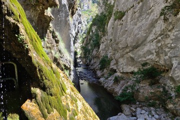 view of the rocks, mountain landscape
