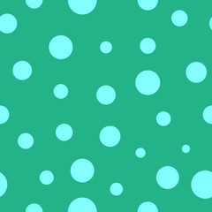 Polka dot blue seamless pattern