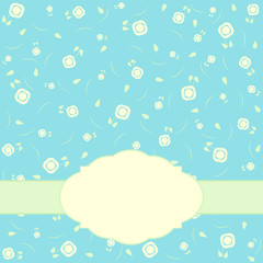 Greeting card template