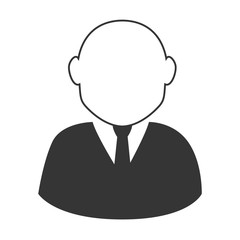man guy boy person suit tie face head icon vector graphic