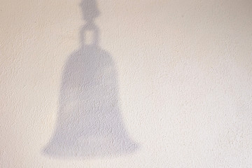 The shadow of the lamp on the wall, a certain afternoon landscape
