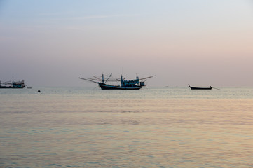 Obraz premium Andaman sea on sunset