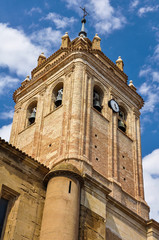 Cintruénigo, Navarra, torre de la iglesia de San Juan Bautista © luisfpizarro