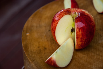 Sliced apple