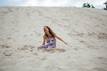 Girl in the sand