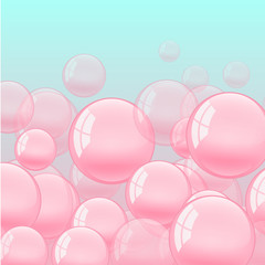 background with bubble gum