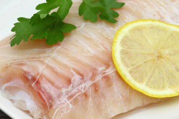 Cod Fillet. Raw.
