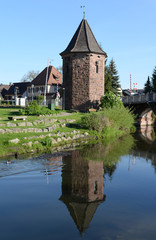 Fototapeta na wymiar Wasserturm in Eichstetten am Kaiserstuhl