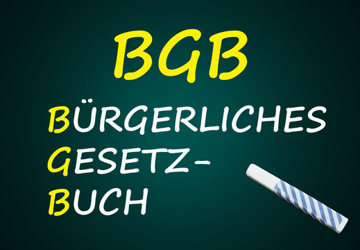 B&uuml;rgerliches Gesetzbuch (BGB)
