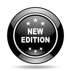 new edition black glossy icon