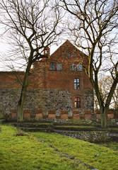 Fototapeta na wymiar Bierzglowski Castle near Torun. Poland 