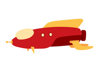 UFO spaceship vector isolated