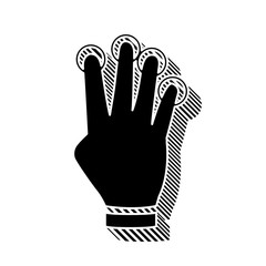 ikona ze wzorku pasków i kresek