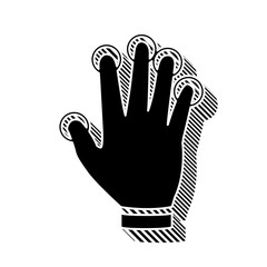 ikona ze wzorku pasków i kresek