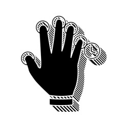 ikona ze wzorku pasków i kresek