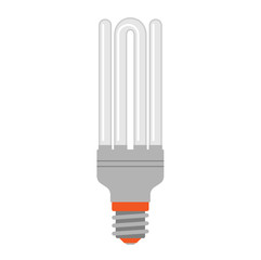 Lamp light bulb vector illustration.