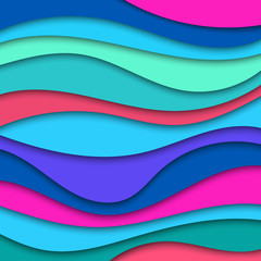 Colorful abstract waves texture background for text and message website design. Interior wall decoration.
