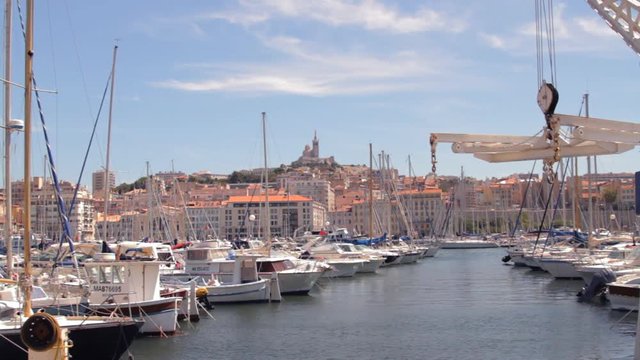 view of marseille's vieux port