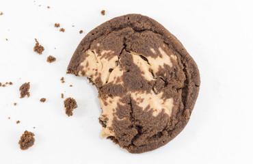 Chocolate chip brown cookie