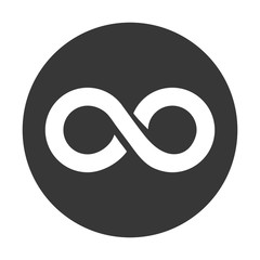 flat design link chain icon vector illustration