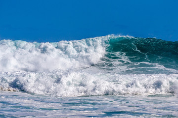 Naklejka premium Vague vagues et océan