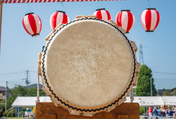 和太鼓と提灯